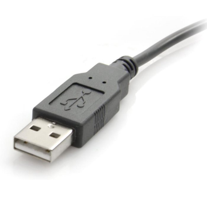StarTech.com 1 Port USB to Null Modem RS232 DB9 Serial DCE Adapter Cable with FTDI, Black (ICUSB232FTN ) N9