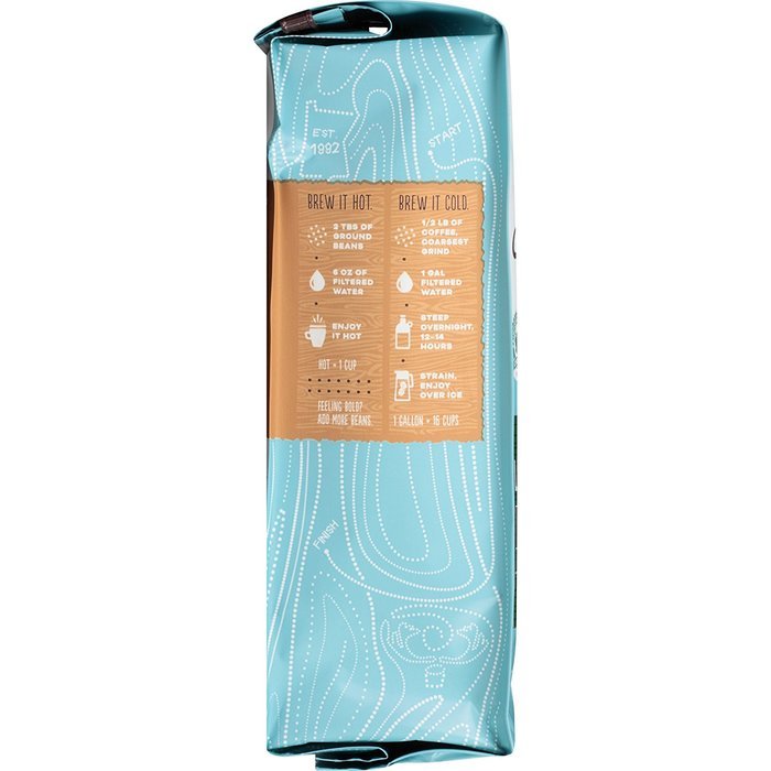 Caribou Coffee Mahogany Whole Bean, 12 Ounce Bag N33