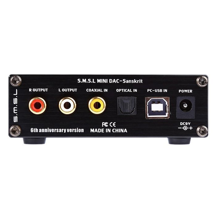 GBtiger Analog Audio Decoder, SMSL-Sanskrit-6th Anniversary Edition DAC Coaxial Optical Port Decoder with USB...