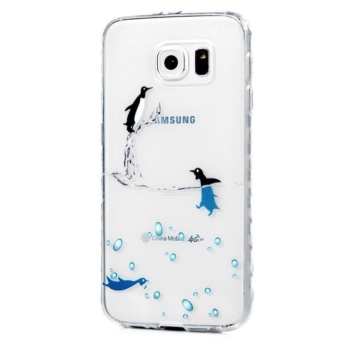 Galaxy S6 Case,Samsung Galaxy S6 Case - Shockproof Soft TPU Rubber Skin Bumper Case Transparent Crystal Clear... N7