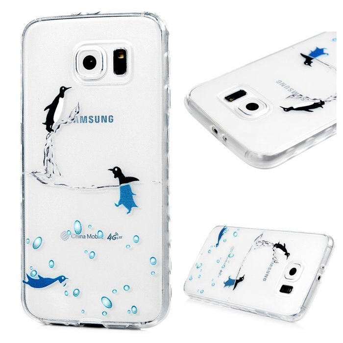 Galaxy S6 Case,Samsung Galaxy S6 Case - Shockproof Soft TPU Rubber Skin Bumper Case Transparent Crystal Clear... N8