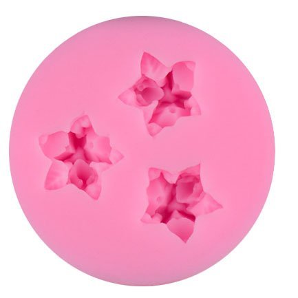 Eastlion Mini Cute DIY Big Flower Cake and Chocolate Decorating Fondant Silicone Sugar Craft Mold(Big Flower) N18