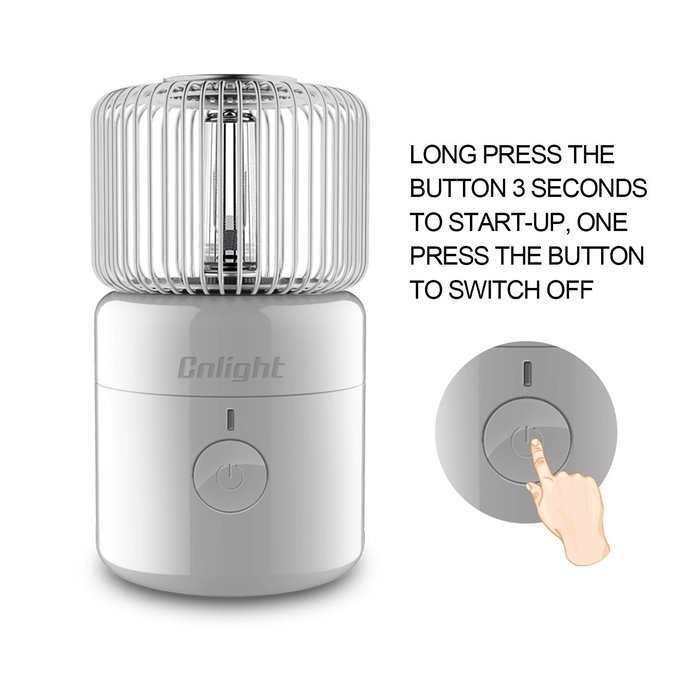 Cnlight Portable Air Purifier UV Led Lamp for Room Air Clean, UV Desk Light With For Cars, Toilet Bathroom, Kills... N2