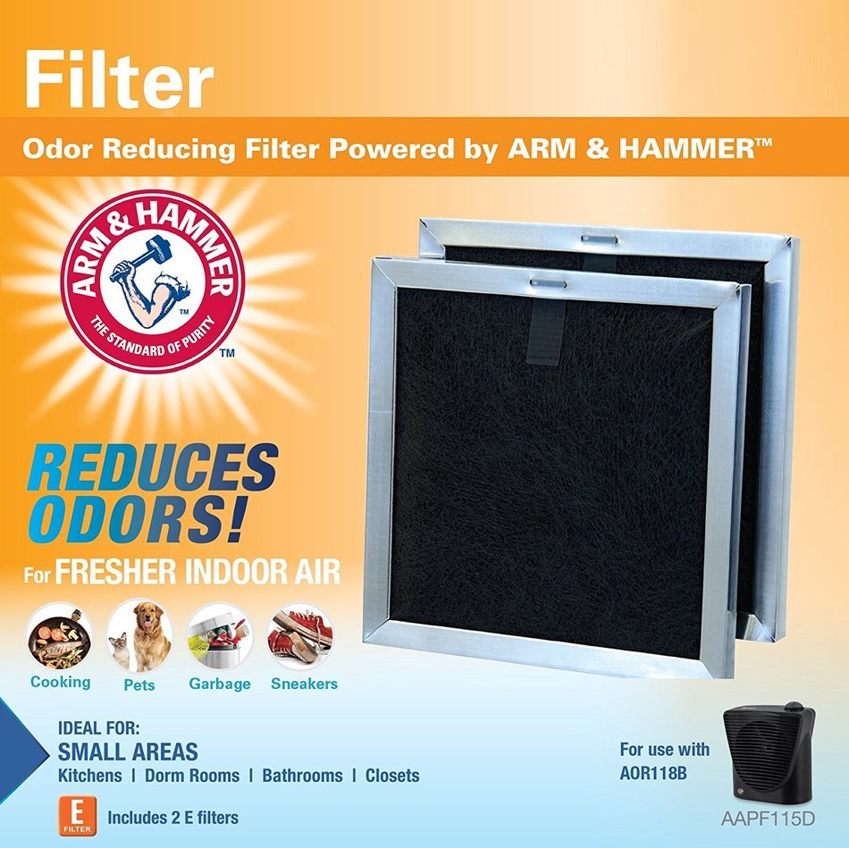 Holmes Arm & Hammer Odor Grabber and Air Cleaner, Black N4