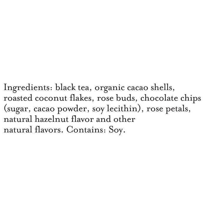 Tea Forte HAZELNUT TRUFFLE Loose Leaf Black Tea, 3.5 Ounce Tea Tin N2