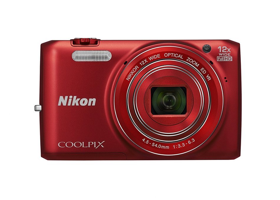Nikon COOLPIX S6800 16 MP Wi-Fi CMOS Digital Camera with 12x Zoom NIKKOR Lens and 1080p HD Video (White) (Discontinued...