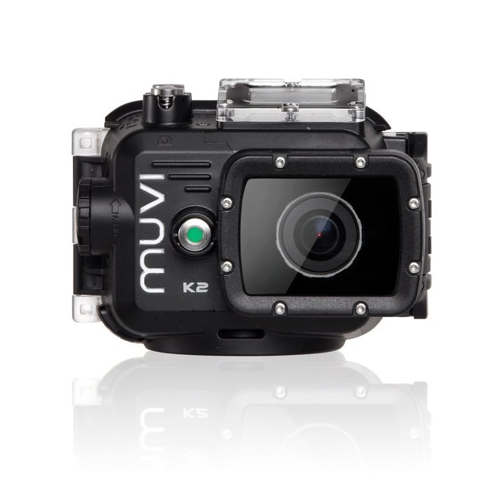 Veho VCC-006-K2NPNG Muvi K-Series K2 NPNG 1080p Wi-Fi Handsfree Camcorder with 16MP Camera, Waterproof Case, Detachable... N12