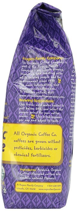 The Organic Coffee Co. French Roast Ground Coffee (Medium), 12 oz N2