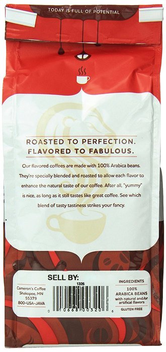 Cameron's Whole Bean Coffee, Toasted Southern Pecan, 32 Ounce (packaging may vary) N32
