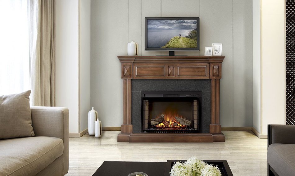 Napoleon NEFP29-1215BW The Braxton Mantel Package Comes with 29" Firebox