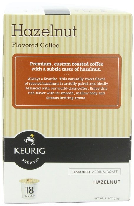 Gloria Jean's Hazelnut, K-Cup for Keurig Brewers, 48 Count N10