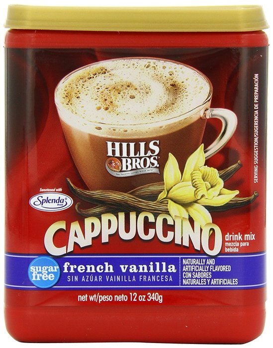 Hills Bros Cappuccino Sugar-Free French Vanilla, 12 Ounce N11