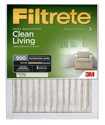 3M COMPANY 517DC-6 18" x 18" x 1" Green Dust Reduction 3 Month Filtrete Filter