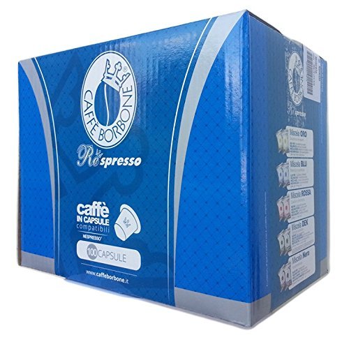 Caff&egrave; Borbone NESPRESSO Compatible Espresso Capsules - The real traditional ITALIAN coffee from Napoli - Made... N5