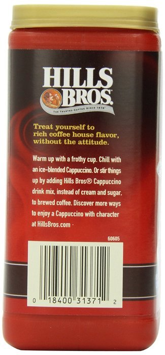 Hills Bros Cappuccino Sugar-Free French Vanilla, 12 Ounce N17