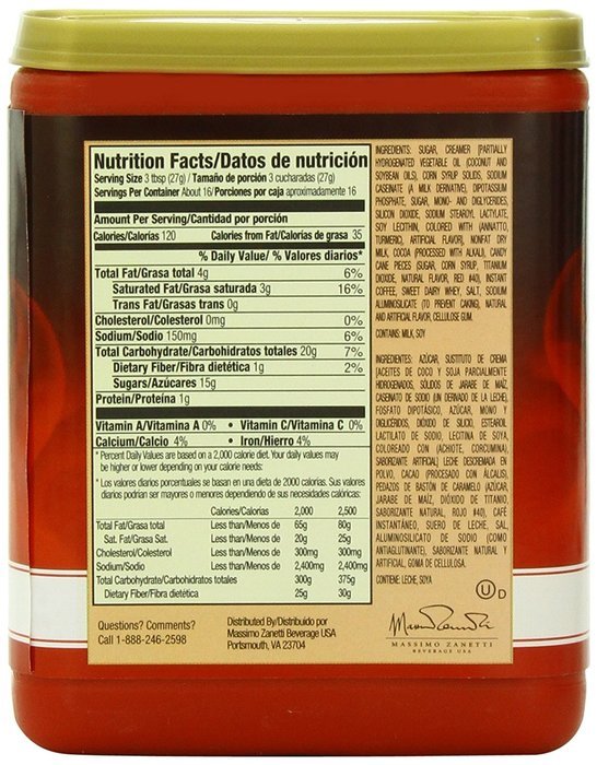 Hills Bros Cappuccino Sugar-Free French Vanilla, 12 Ounce N19