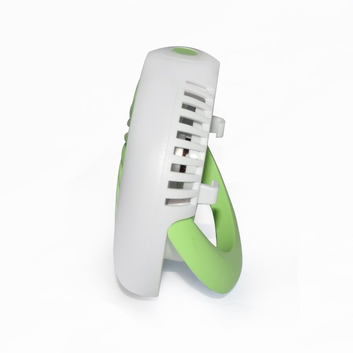 GaGa MILANO 5-inch Mini Quietness Desktop Fan Hand Hold And Support 3 Speed Cool Fan with USB Charge for Home... N3