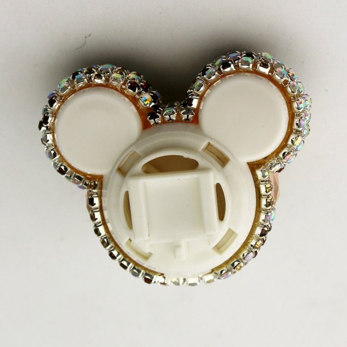 Yosa Luxury car ornaments Auto Mickey Mouse Sparkling Car Fragrance Air Freshener Holder Container 2pcs (10) N7