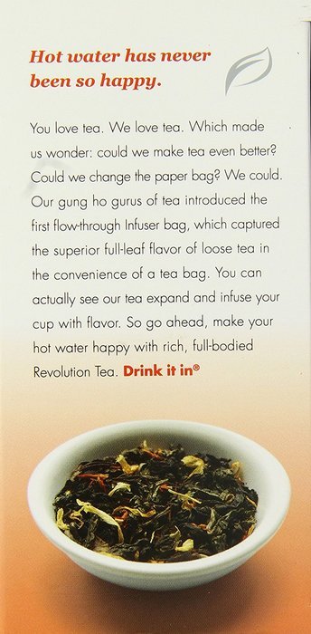 Revolution Dragon Eye Oolong Tea, 16-Count Tea Bags (Pack of 6)