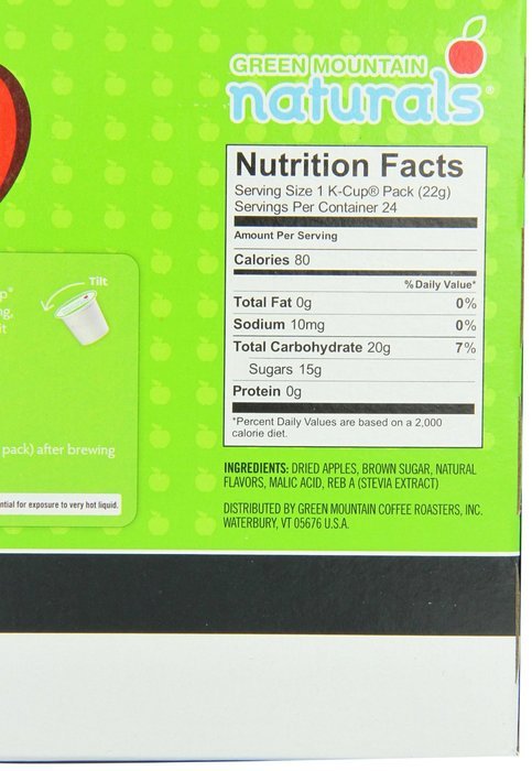 Green Mountain Naturals Hot Apple Cider, K-Cup Portion Count for Keurig K-Cup Brewers, 24-Count N23