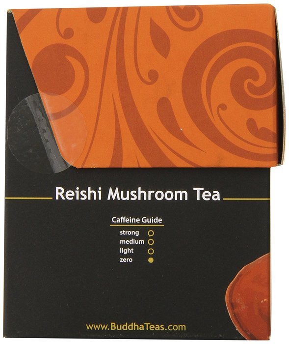 Buddha Teas Reishi Mushroom Tea, 18 Count (Pack of 6) N3