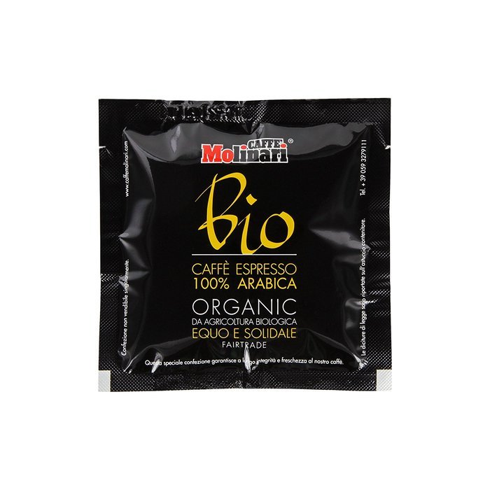 18 Molinari BIO 100% Arabica Organic & Fair Trade E.S.E. espresso pods N2