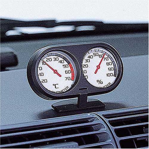 CARMATE SZ43 CAR Sedan Jeep VAN SUV RV Analogue CLASSIC thermometer hygrometer Twins METER Gauge N4