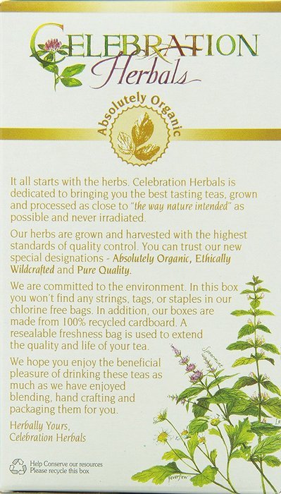 Organic Spearmint Leaf Tea - 24 Tea Bags N3