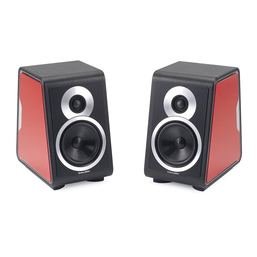 Sonus Faber Chameleon B Bookshelf Speaker (Pair, Red) Free Image Download