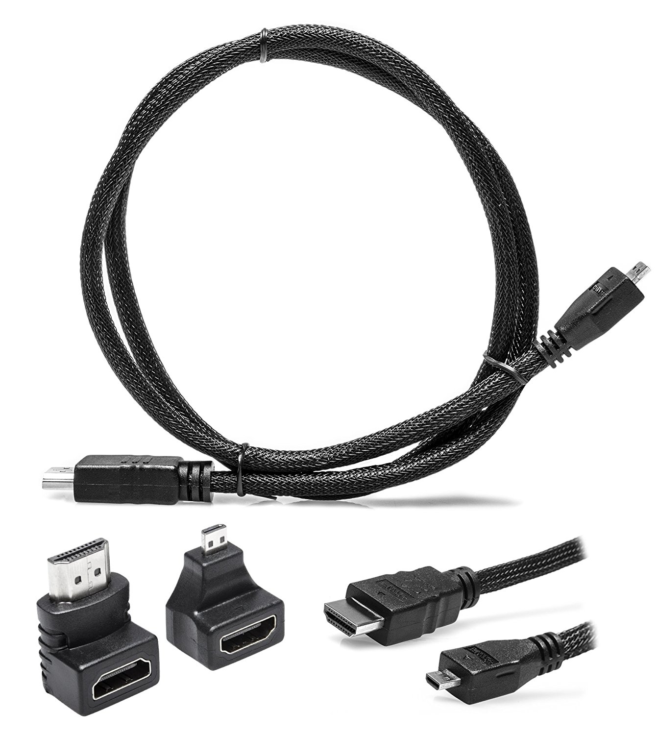 Adattatore Da USB Type C E Micro USB A HDMI HDTV Cavo 2 Metri Per Smartphone Android A TV - Foto 9