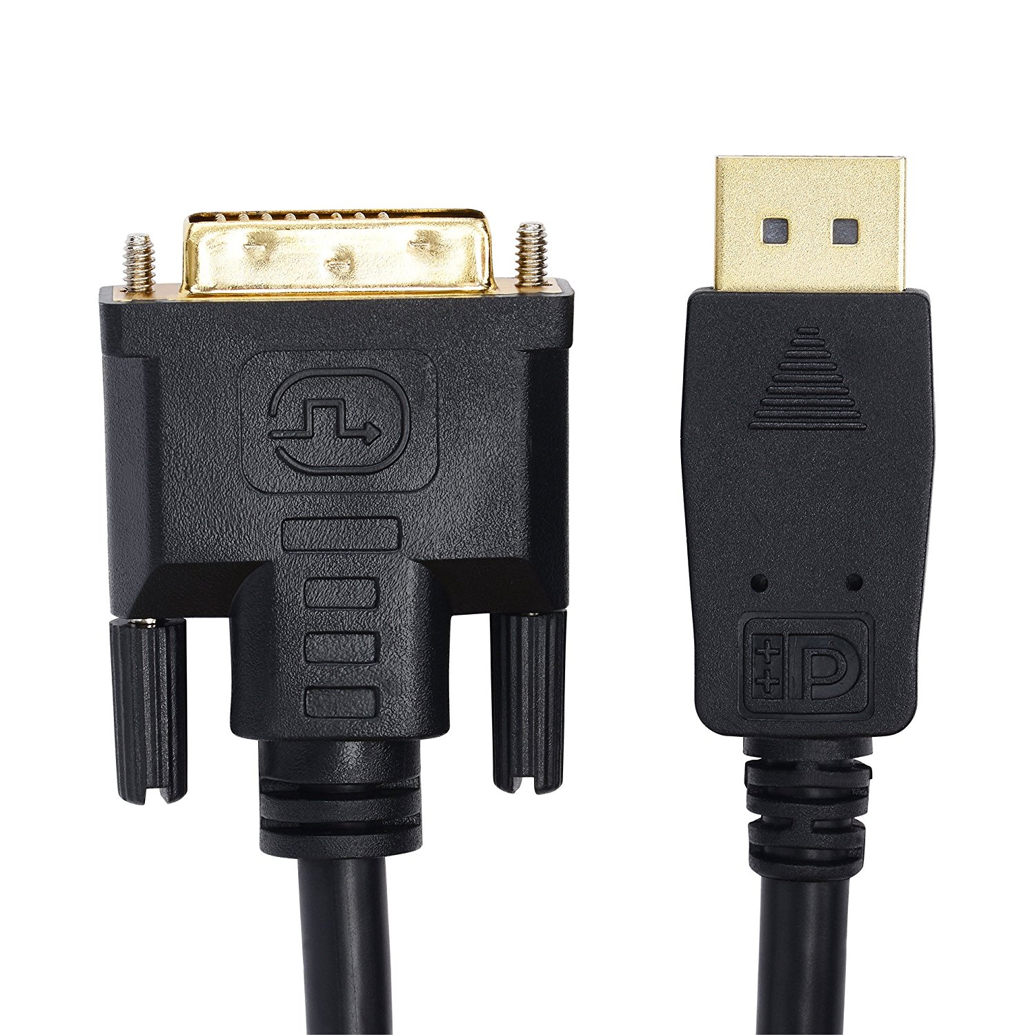 BuyCheapCables 6 Feet Gold Plated High Quality DisplayPort To DVI D