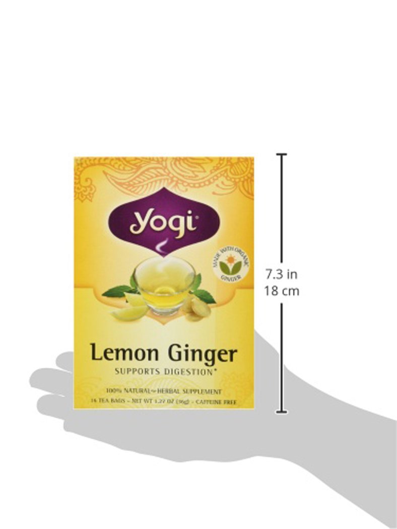 Yogi Teaog3lemon Ginger 16 Bag Pack Of 2 Free Image Download 9059