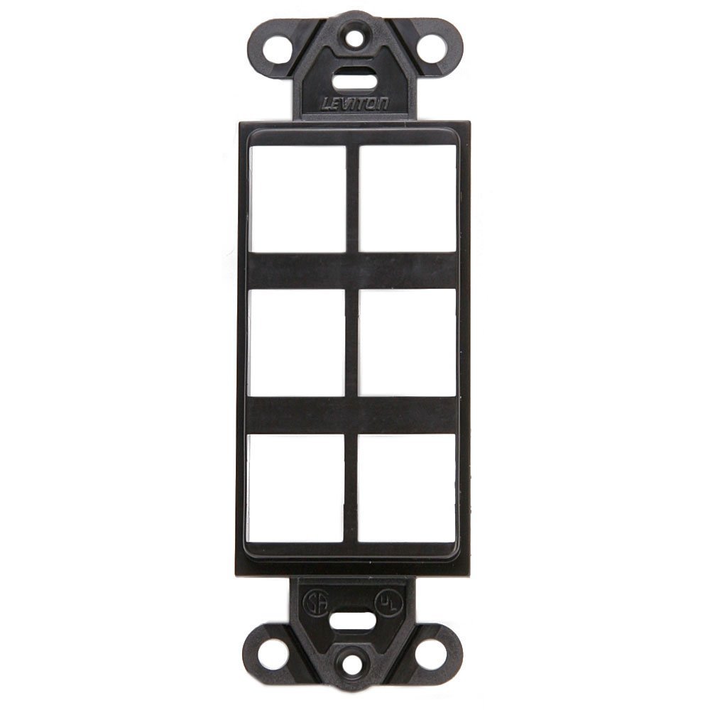 Leviton 41643 t 3 port quickport decora platform light almond n9 free