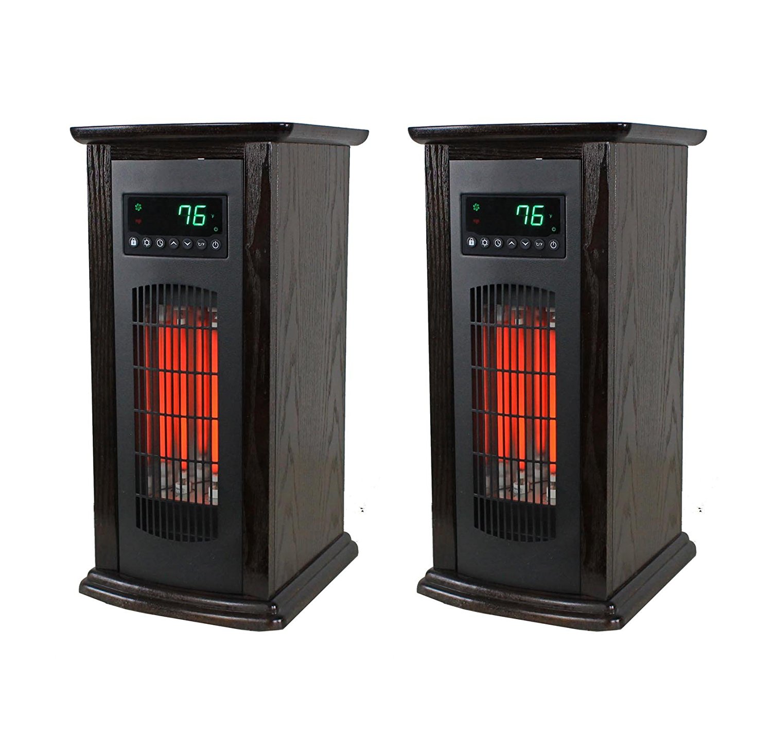 LifeSmart LifePro 3 Element Electric Infrared Tower Heater (Pair) N3 ...