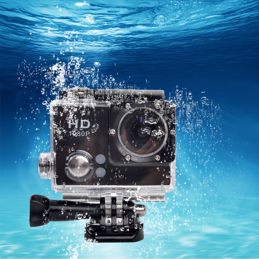 Inkint Full HD 1080p Sports Camera/ Waterproof Action Camcorder with