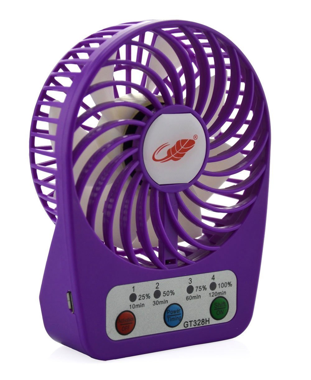 BearsFire Mini Handheld Pocket Fan Timing Set Electric Personal Fans ...