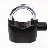 QQ-Tech Creative Universal Alarm Padlock for Bicycle Motorcycle Door Gate Bike Shed Bolt Chain Lock 110db Siren...