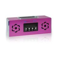 Technical Pro Portable Battery Powered Speaker with iPod&trade; Loading Dock &amp; USB Input (Pink)