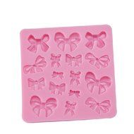 Bhbuy Soft Silicone Fondant Decorating Bowknot Modelling Cake Mold Mould Baking Tools N3