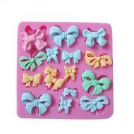 Bhbuy Soft Silicone Fondant Decorating Bowknot Modelling Cake Mold Mould Baking Tools N4