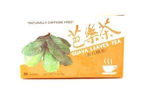 1 X GUAVA LEAVES TEA CAFFEINE FREE 20 TEA BAGS