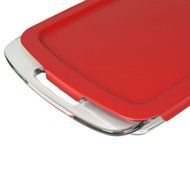 Pyrex Easy Grab Red Plastic Lid for 9&quot; X 13&quot; 3-qt C-233-PC Oblong Glass Baking Dish N2