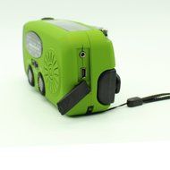 iRonsnow IS-088 Dynamo Emergency Solar Hand Crank Self Powered AM/FM/NOAA Weather Radio, LED Flashlight, Smart... N2