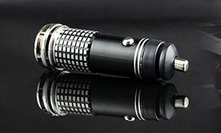 Youzee ABS Mini Car Air Cleaner Purifier Filter Anion Ozone Generator Ionizer (Black) N6