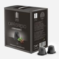Nespresso Compatible Coffee Capsules (Pods)- Caffe Ottavo 100 Pack of Fortissimo - Robust