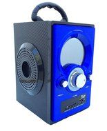 Rider Portable SD/USB Digital Speaker Multimedia Music Boombox Player-900R Blue