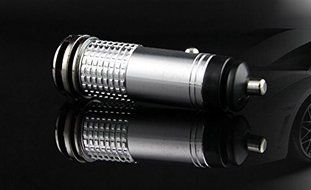 Youzee ABS Mini Car Air Cleaner Purifier Filter Anion Ozone Generator Ionizer (Black) N10