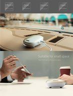 ABY Car Anion Air Purifier Car Negative Ion Freshener With Car Cigarette Lighter, USB Charger Power N4