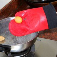 Nardo Visgo&reg; Non-Stick Silicone Cooking Baking Mat (Half Sheet Size,11-5/8&quot; x 16-1/2&quot;) and Silicone Cooking Gloves... N6