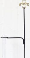Henson Metal Works 3700-7 Iowa State Collegiate Logo Rain Gauge